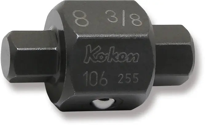 4-Point/6-Point Male Drain Plug Key Bits 8mm x 3/8 Hex x Hex Length 32mm