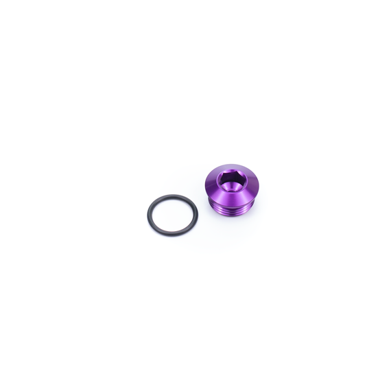 -10 AN ORB Plug w/ O-Ring (Slimline)