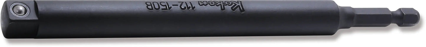 1/4 Hex Dr. Adaptor 3/8 Square Length 150mm Ball type