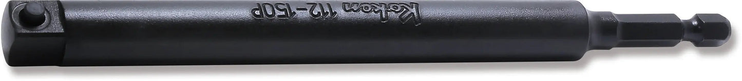 1/4 Hex Dr. Adaptor 3/8 Square Length 150mm Pin type