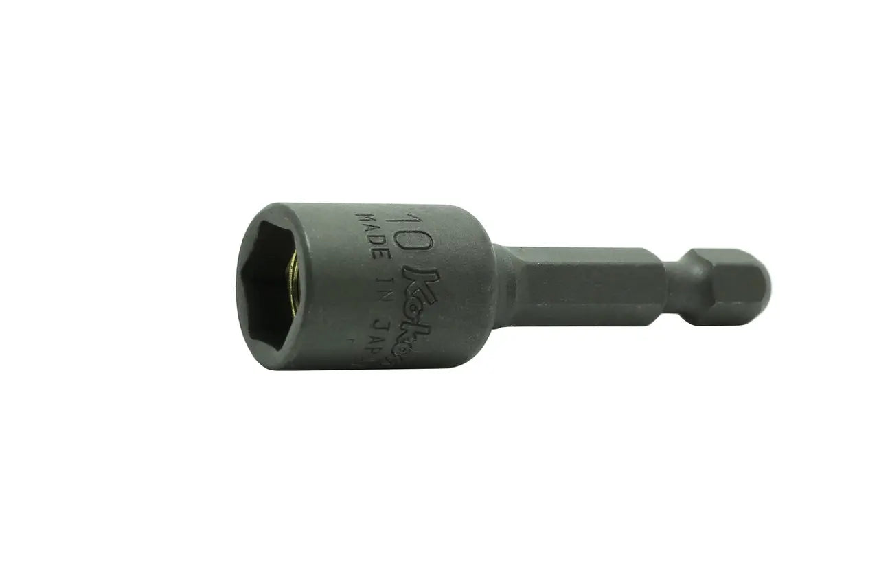 1/4 Hex Dr. Nut Setter 10mm 6 point Length 50mm Magnet
