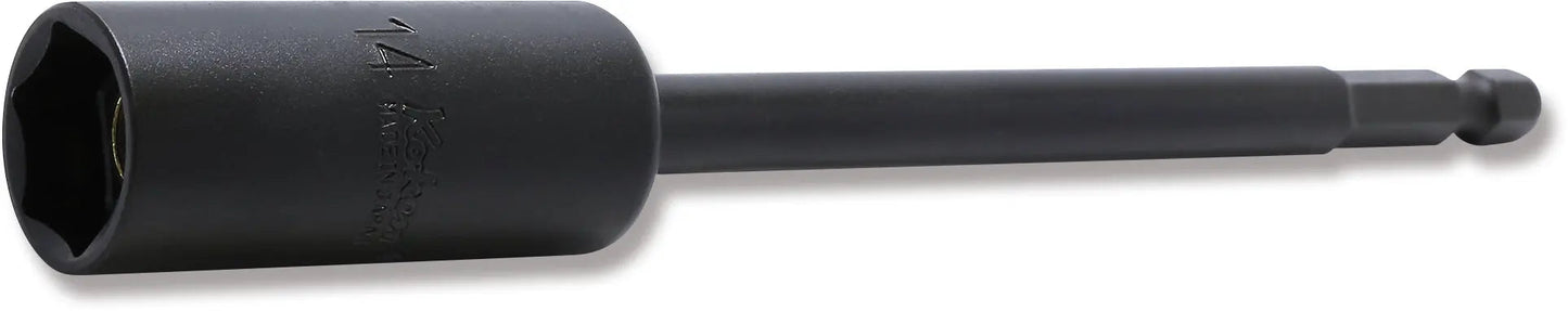 1/4 Hex Dr. Nut Setter 14mm 6 point Length 150mm Slide Magnet