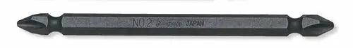 1/4 Hex Dr. Double Ended Bit PH3 Length 100mm Magnetized