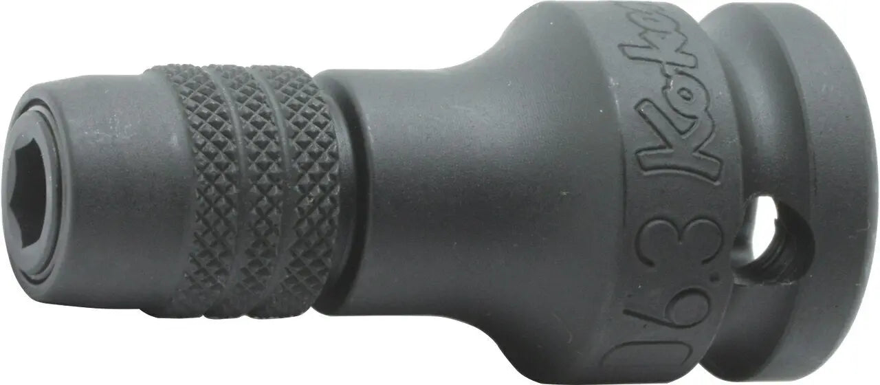 1/2 Sq. Dr. Adaptor 1/4 For 1/4H Bit Length 55mm Locking Quick release
