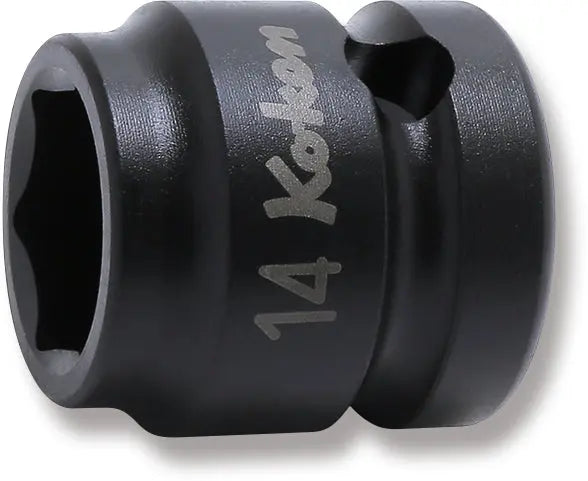 1/2 Sq. Dr. Socket 14mm 6 point Length 25mm Thin walled