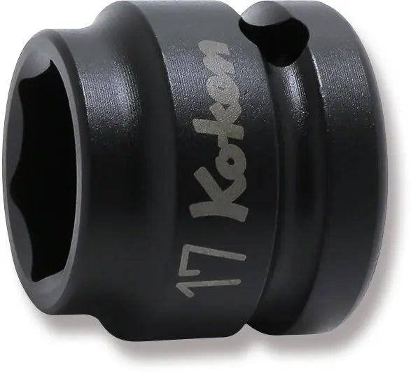 1/2 Sq. Dr. Socket 17mm 6 point Length 26mm Thin walled