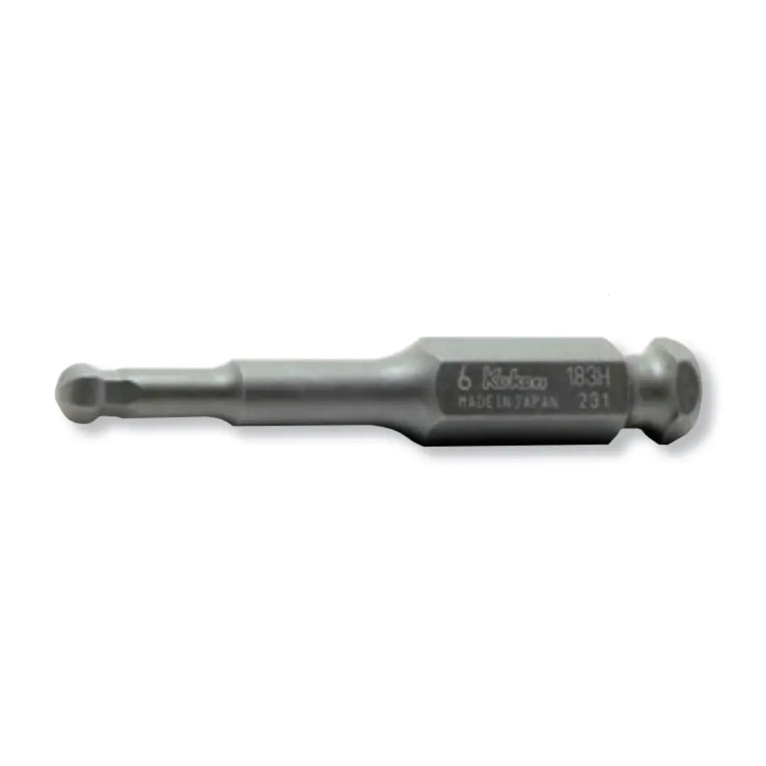 7/16 Hex Dr. Bit 6mm Ballpoint Hex