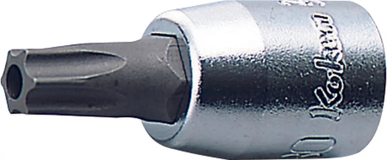 1/4 Sq. Dr. Tamper-Resistant TORX® T40H Bit Socket - Length 28mm