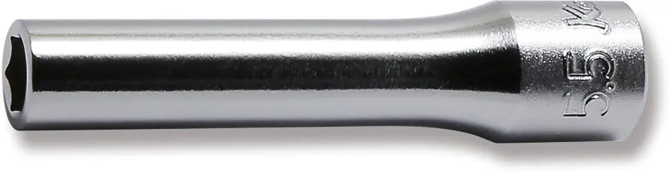 1/4 Sq. Dr. Socket 5.5mm 6 point Length 50mm