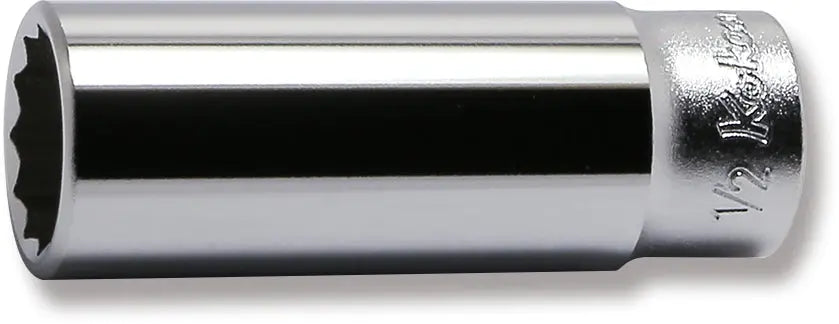 1/4 Sq. Dr. Socket 1/2 12 point Length 50mm