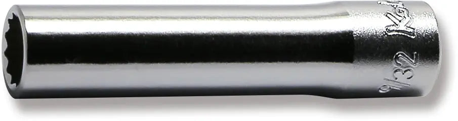1/4 Sq. Dr. Socket 9/32 12 point Length 50mm