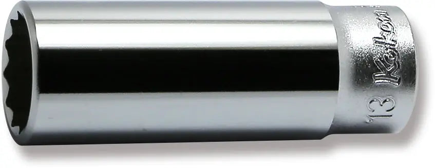 1/4 Sq. Dr. Socket 13mm 12 point Length 50mm
