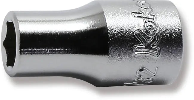 1/4 Sq. Dr. Socket 7/32 6 point Length 22mm