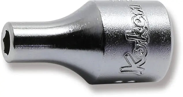 1/4 Sq. Dr. Socket 3mm 6 point Length 22mm