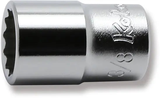 1/4 Sq. Dr. Socket 3/8 12 point Length 22mm