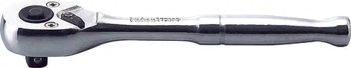 1/4 Sq. Dr. Ratchet Handle 20 teeth Push Button Length 115mm Polished Handle