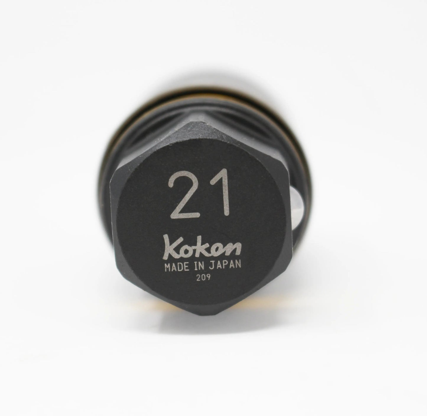 21 Hex Dr. Wheel Nut Adaptor Socket 21mm Extra Thin walled Length 55mm Color coded Protector