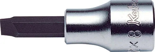 3/8 Sq. Dr. Bit Socket Slotted 1.0X5.5 Length 60mm
