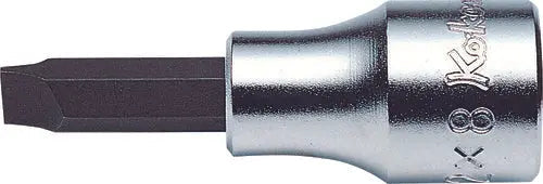 3/8 Sq. Dr. Bit Socket Slotted 1.2X8 Length 60mm