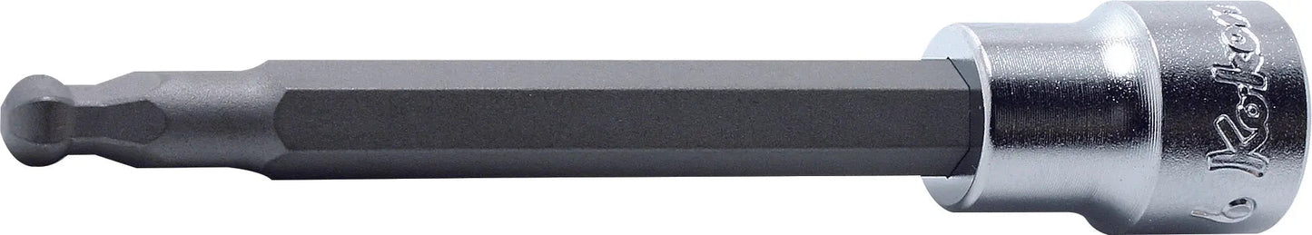3/8 Sq. Dr. Bit Socket 6mm Ballpoint Hex Length 100mm