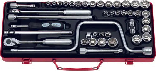 3/8 Sq. Dr. Socket Set 12 point 42 pieces