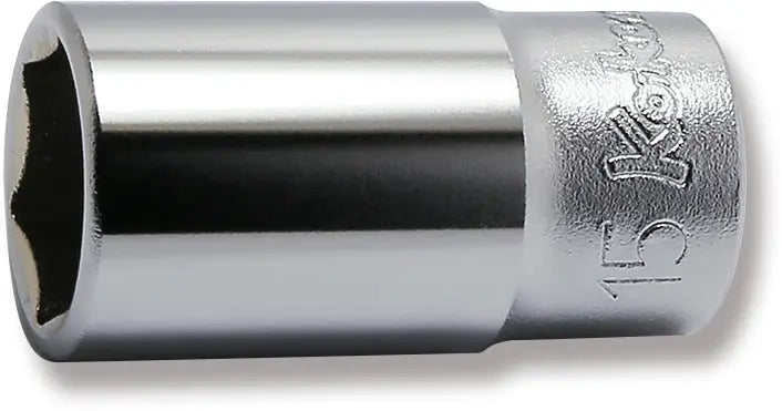 3/8 Sq. Dr. Socket 15mm 6 point Length 40mm