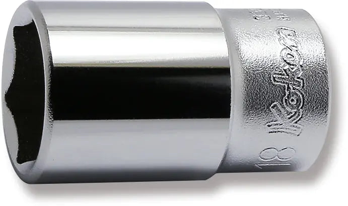 3/8 Sq. Dr. Socket 18mm 6 point Length 40mm