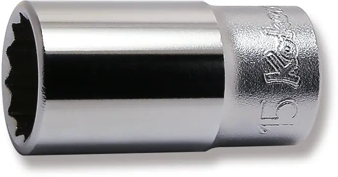 3/8 Sq. Dr. Socket 15mm 12 point Length 40mm