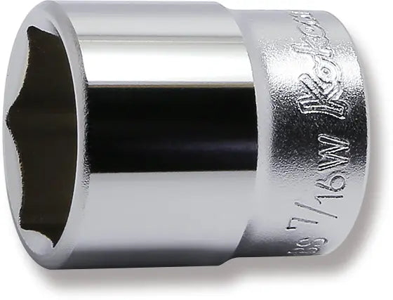 3/8 Sq. Dr. Socket Whitworth 7/16 6 point Length 32mm
