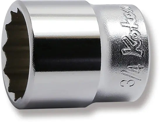 3/8 Sq. Dr. Socket 3/4 12 point Length 30mm