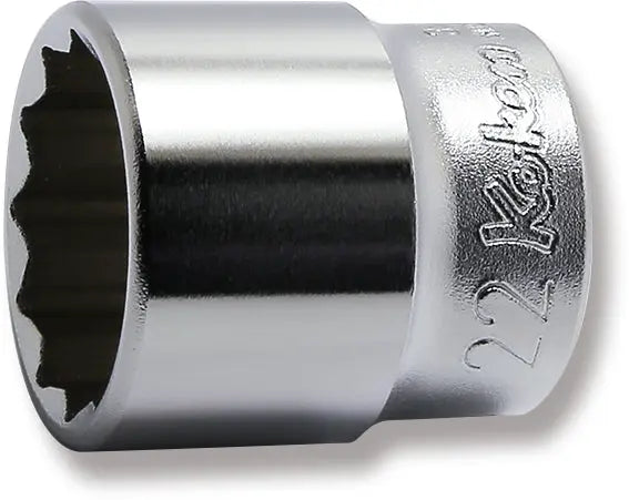3/8 Sq. Dr. Socket 22mm 12 point Length 32mm
