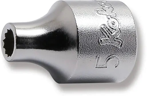 3/8 Sq. Dr. Socket 5mm 12 point Length 26mm