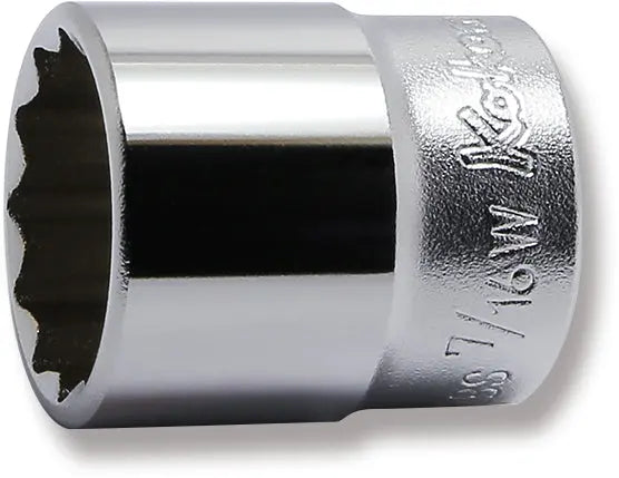 3/8 Sq. Dr. Socket Whitworth 7/16 12 point Length 32mm