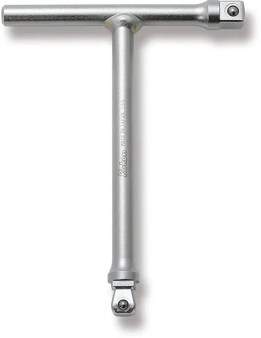 3/8" Sq. Drive T handle with multi-function Wobble-fix and Standard square