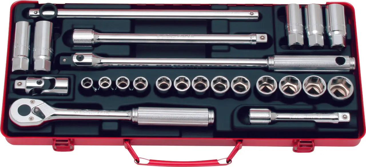 1/2 Sq. Dr. Socket Set 6 point 24 pieces