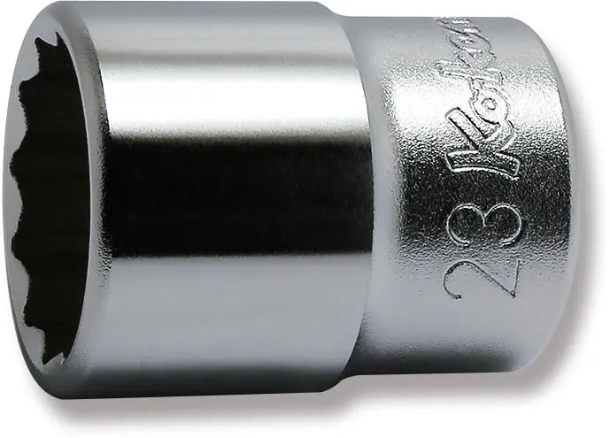 1/2 Sq. Dr. Socket 23mm 12 point Length 40mm