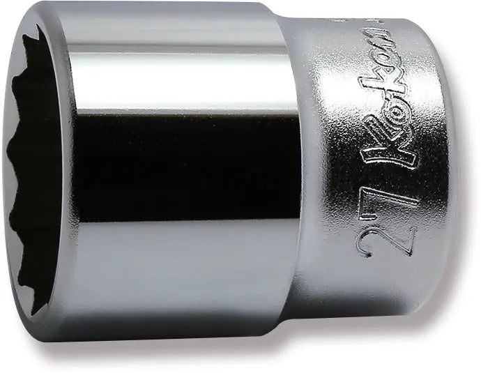 1/2 Sq. Dr. Socket 27mm 12 point Length 43mm