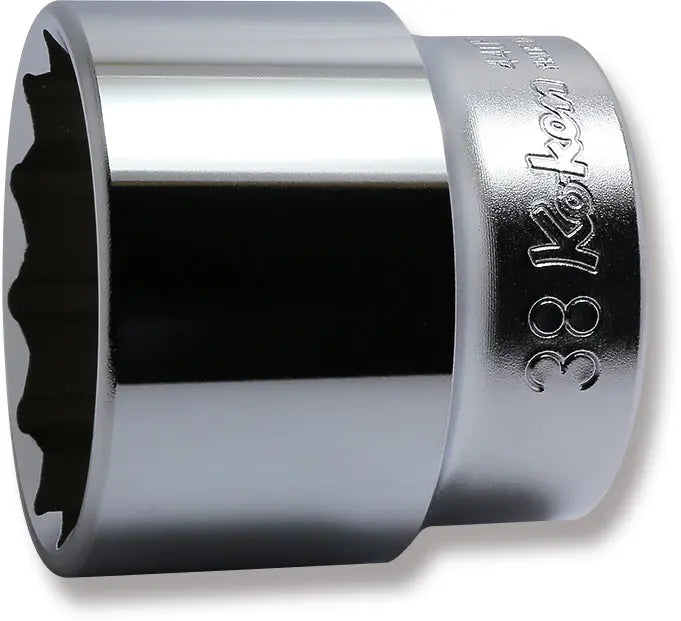1/2 Sq. Dr. Socket 38mm 12 point Length 47mm