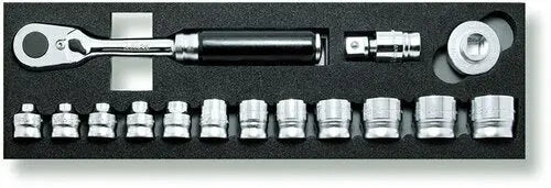 3/8 Sq. Dr. 15 Piece Z-Series 6-Point Metric Socket Set 5.5-22mm