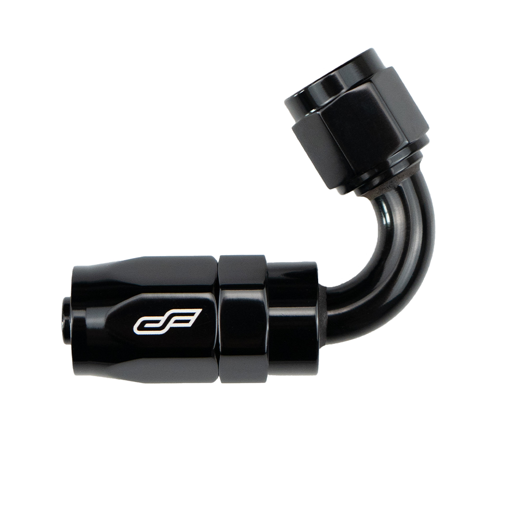 -06 AN 120 Degree Female Aluminum Hose End Fitting