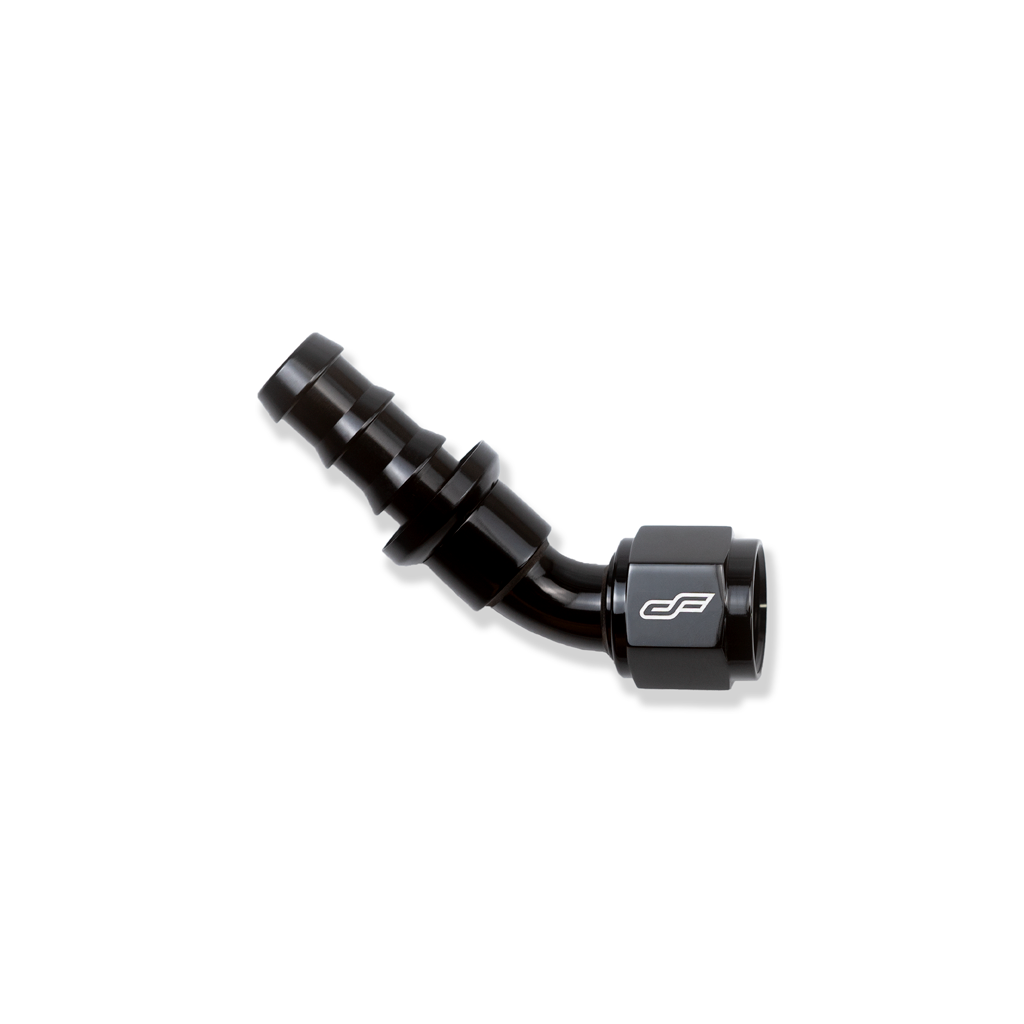 -10 AN 45 Degree Female Push-Loc Fitting