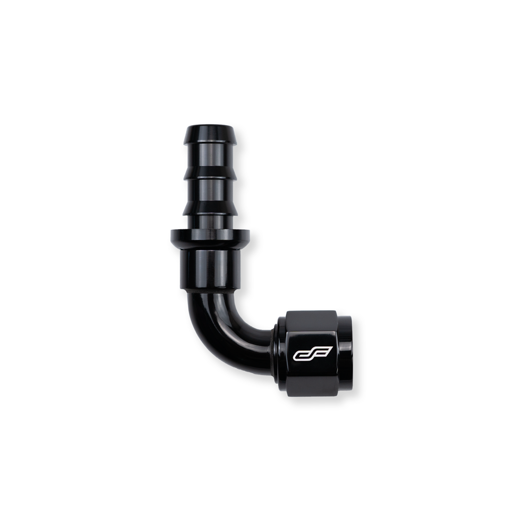 -12 AN 90 Degree Female Push-Loc Fitting