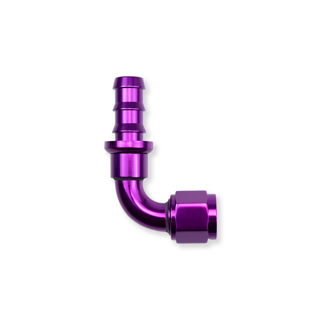 -06 AN 90 Degree Female Push-Loc Fitting