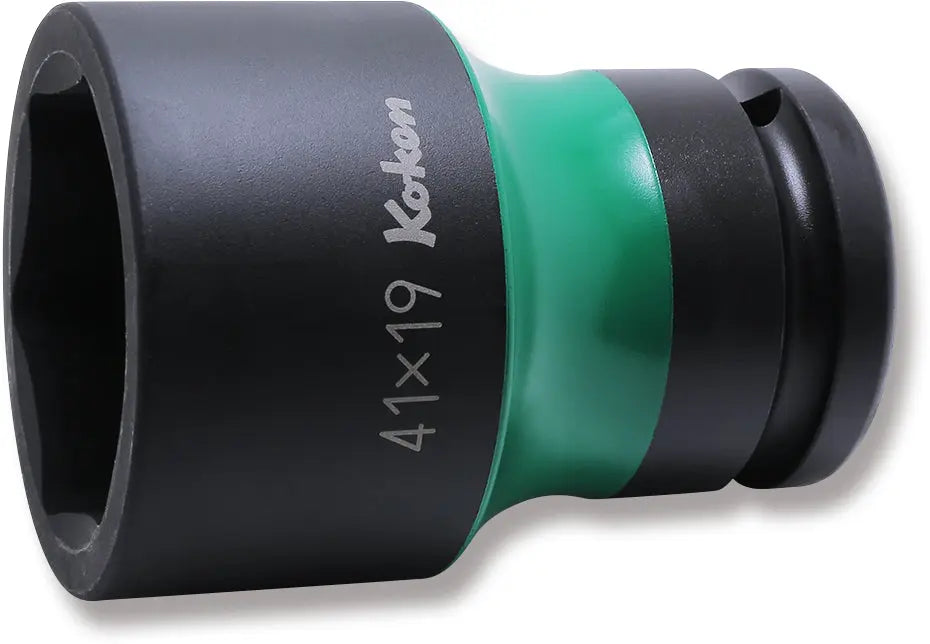 3/4 Sq. Dr. Rear Wheel Nut Socket 41 x 19mm Hex x Square 80mm Color coded