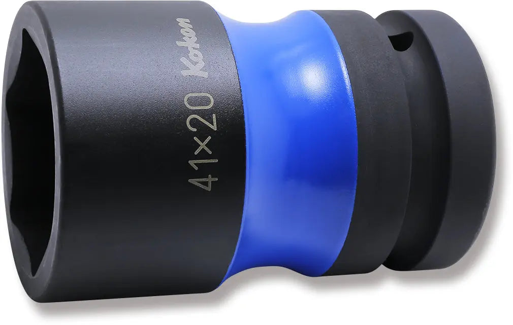 1 Sq. Dr. Rear Wheel Nut Socket 41 x 20mm Hex x Square 87mm Color coded