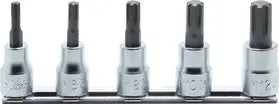 3/8 Sq. Dr. Bit Socket Set Ribe-CV M5-M12 150mm 5 pieces