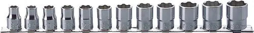 3/8 Sq. Dr. Socket Set 8-19mm Surface 300mm 12 pieces