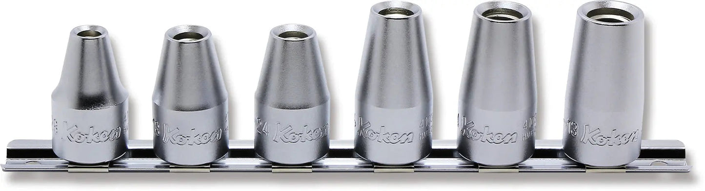 1/2 Sq. Dr. Stud Bolt Setter 6 Piece Set, 1/4 - 1/2