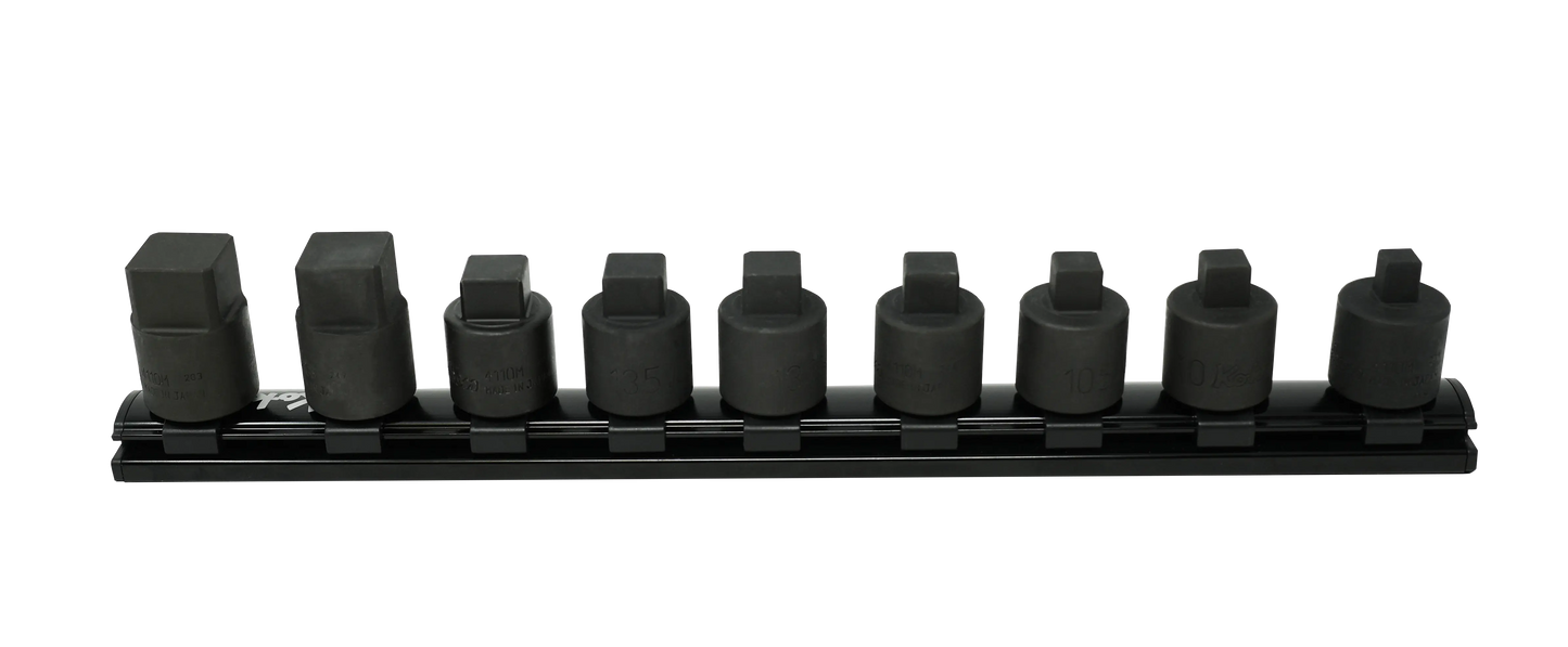 1/2" Sq. Dr. Bit Socket Set for Drain Plugs - 9 Pieces