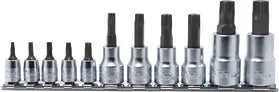 1/4, 3/8, 1/2 Sq. Dr. 11 Piece TORXplus® Bit Socket Set 10IP-60IP